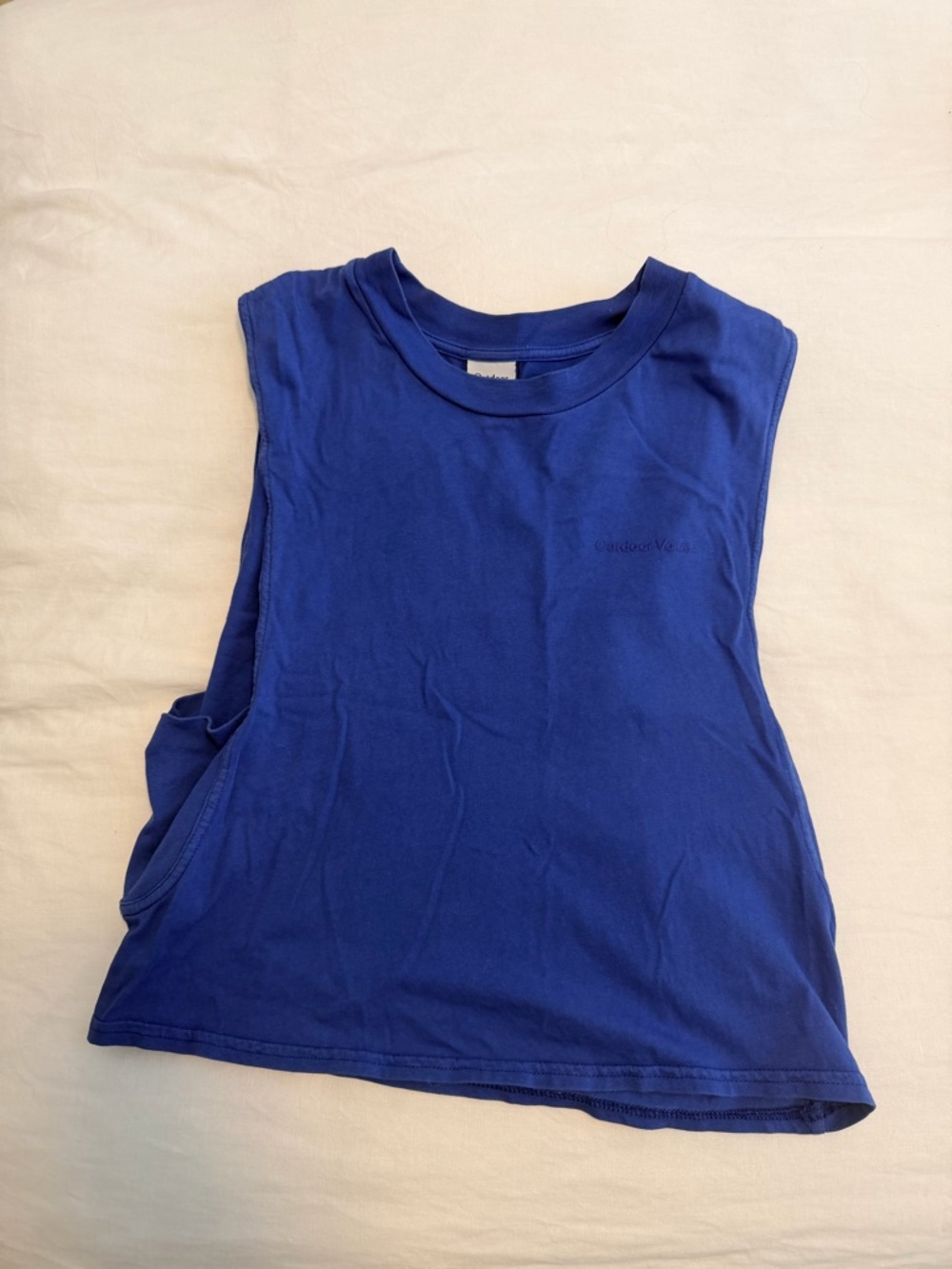 Outdoor Voices Kids Royal Blue Muscle Tank